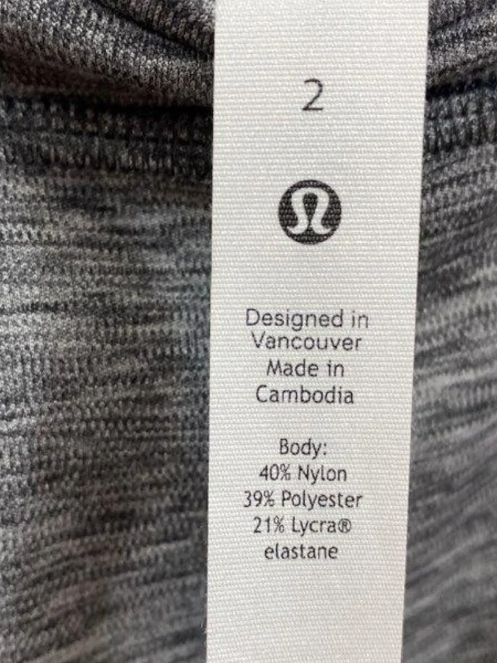 Lululemon Women's Align High Rise Jogger Heather Graphite Grey Size 2